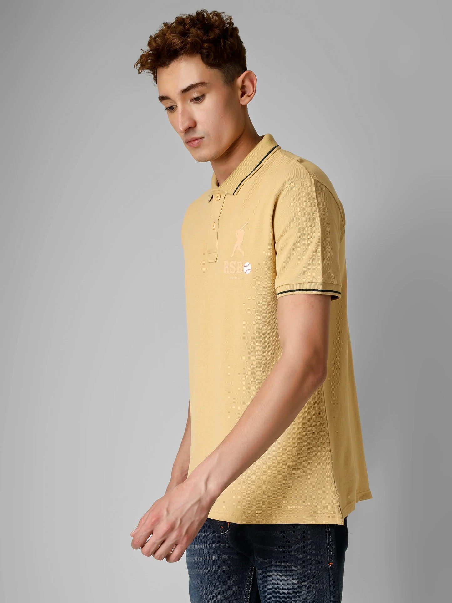 SPORTY - RSBO Embossed Brand Polo Tee