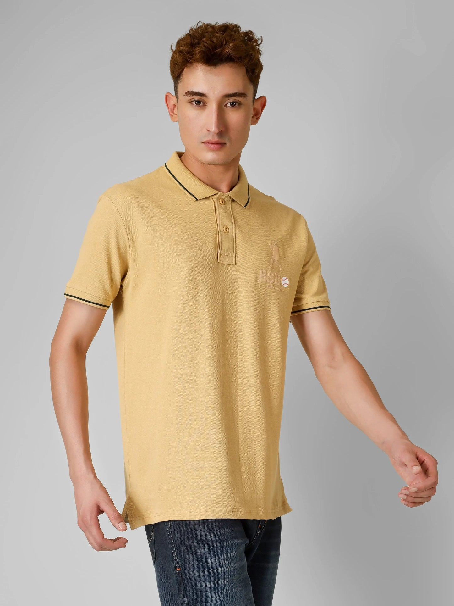 SPORTY - RSBO Embossed Brand Polo Tee