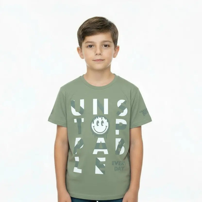 RSBO BOYZ - Smiley LT Green Tees