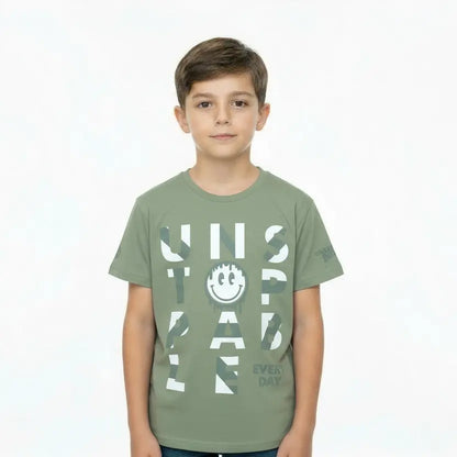 RSBO BOYZ - Smiley LT Green Tees