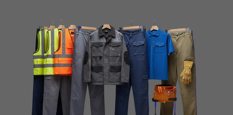 Uniform Manufacturing  show bunch of industrials unforms